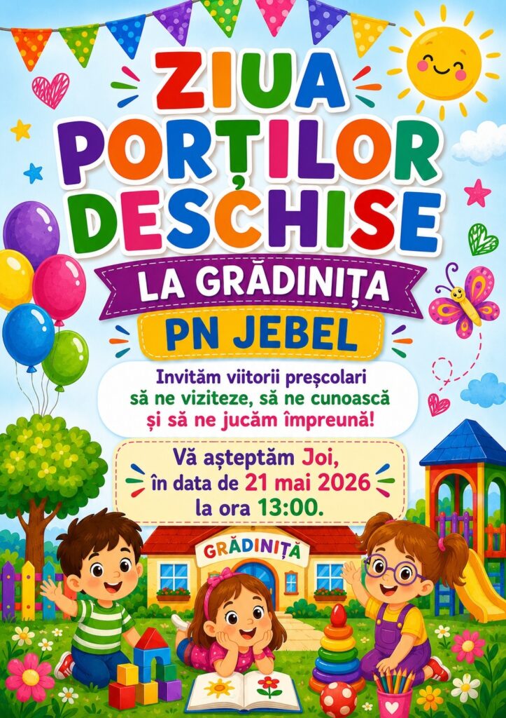AFIS ZIUA PORTILOR DESCHISE